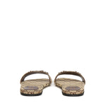 Sandali WSIAGA SLIDE CANVAS GG W/HB 2543 37 BROWN 835828 FAB10 2543 2543 GUCCI