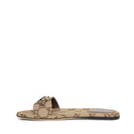 Sandali WSIAGA SLIDE CANVAS GG W/HB 2543 37 BROWN 835828 FAB10 2543 2543 GUCCI