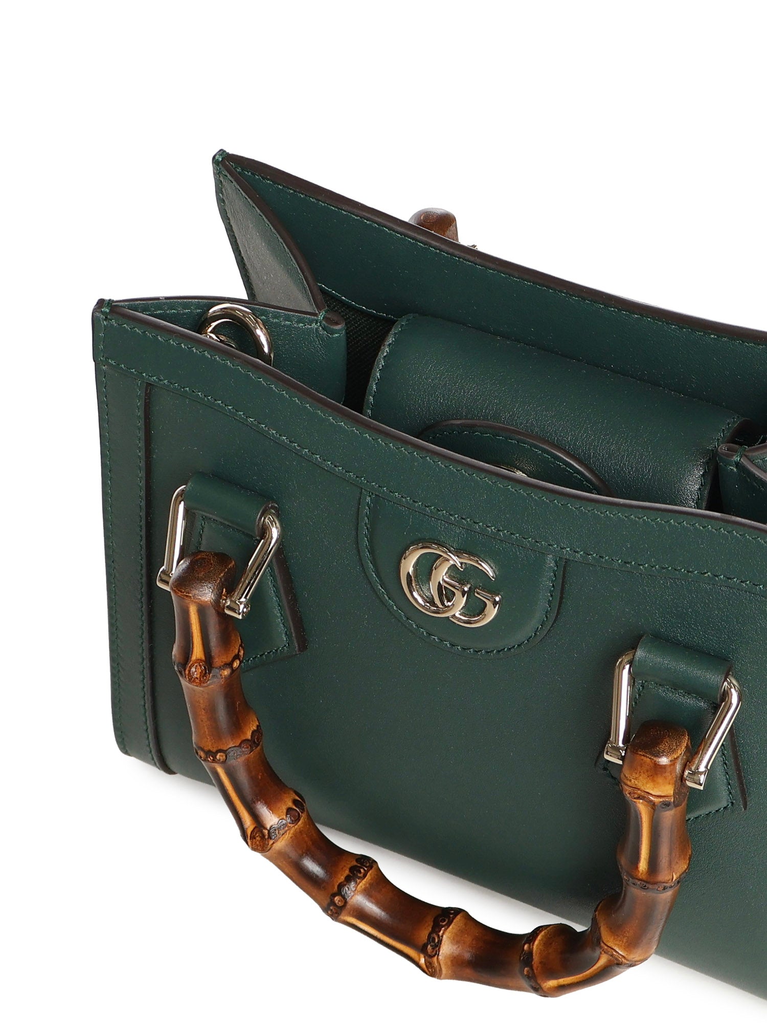 Borse HANDBAG GUCCI DIANA SWEETBREAD 3020 U DARK GREEN BOTTLE 832936 AAEDB 3020 3020 GUCCI