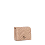 Portafogli MINI WALLET(655M)GG CHARME LAM 5753 U OLD ROSE 466492 AAFAX 5753 5753 GUCCI