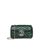 Borse MINI BAG W/SH.SUPERM CHARME LA 3020 U DARK GREEN BOTTLE 841290 AAFAX 3020 3020 GUCCI