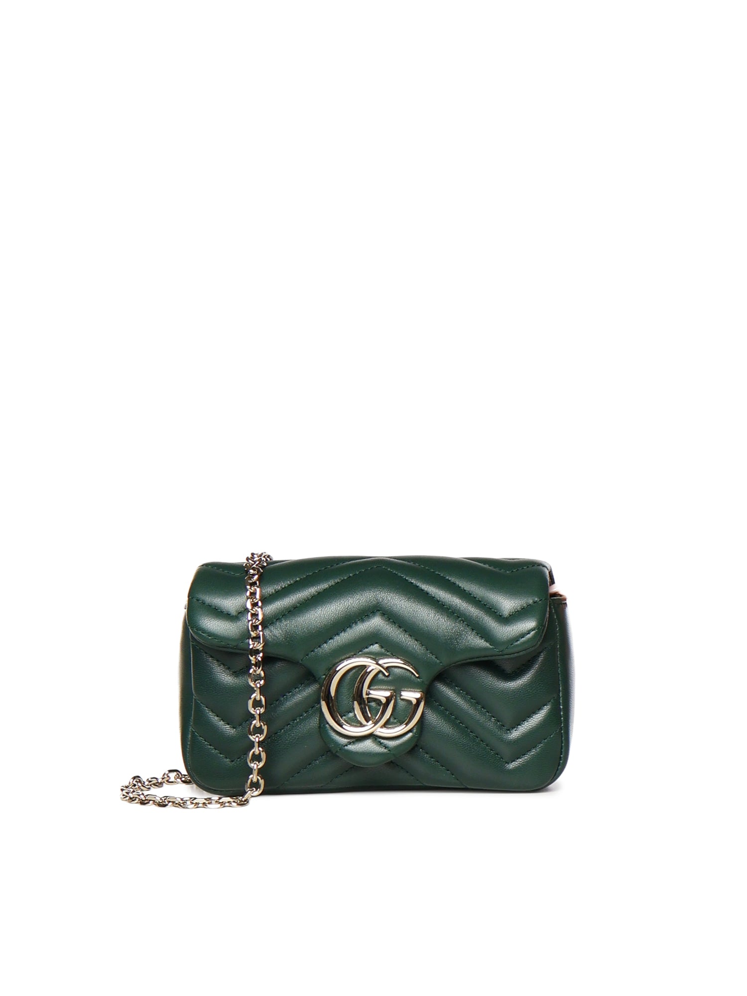 Borse MINI BAG W/SH.SUPERM CHARME LA 3020 U DARK GREEN BOTTLE 841290 AAFAX 3020 3020 GUCCI