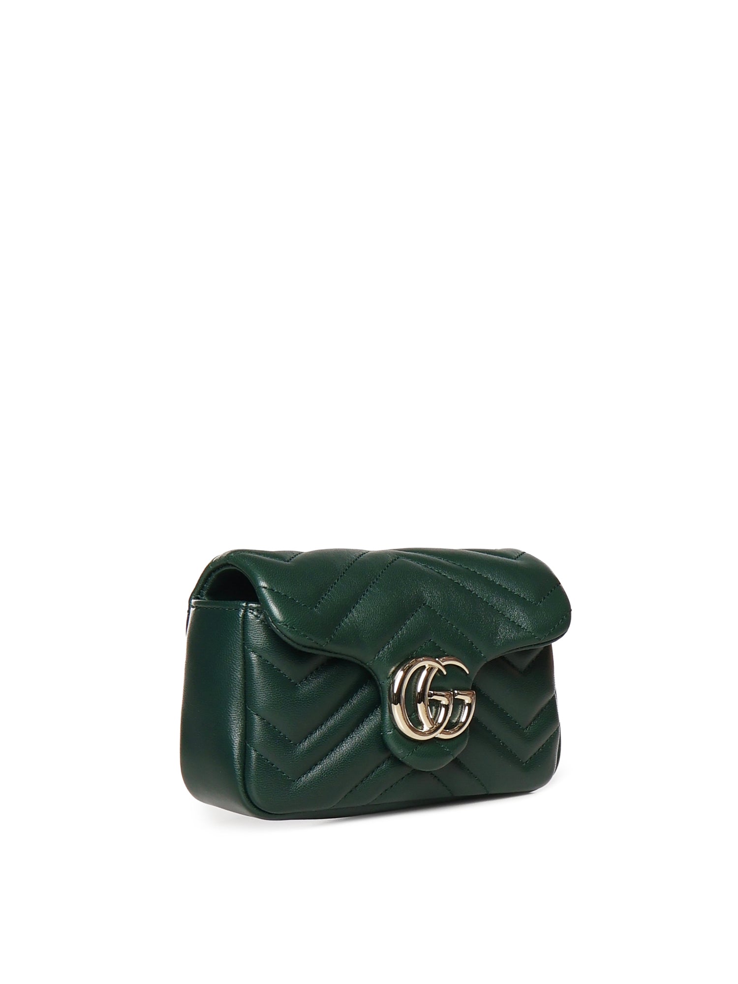 Borse MINI BAG W/SH.SUPERM CHARME LA 3020 U DARK GREEN BOTTLE 841290 AAFAX 3020 3020 GUCCI