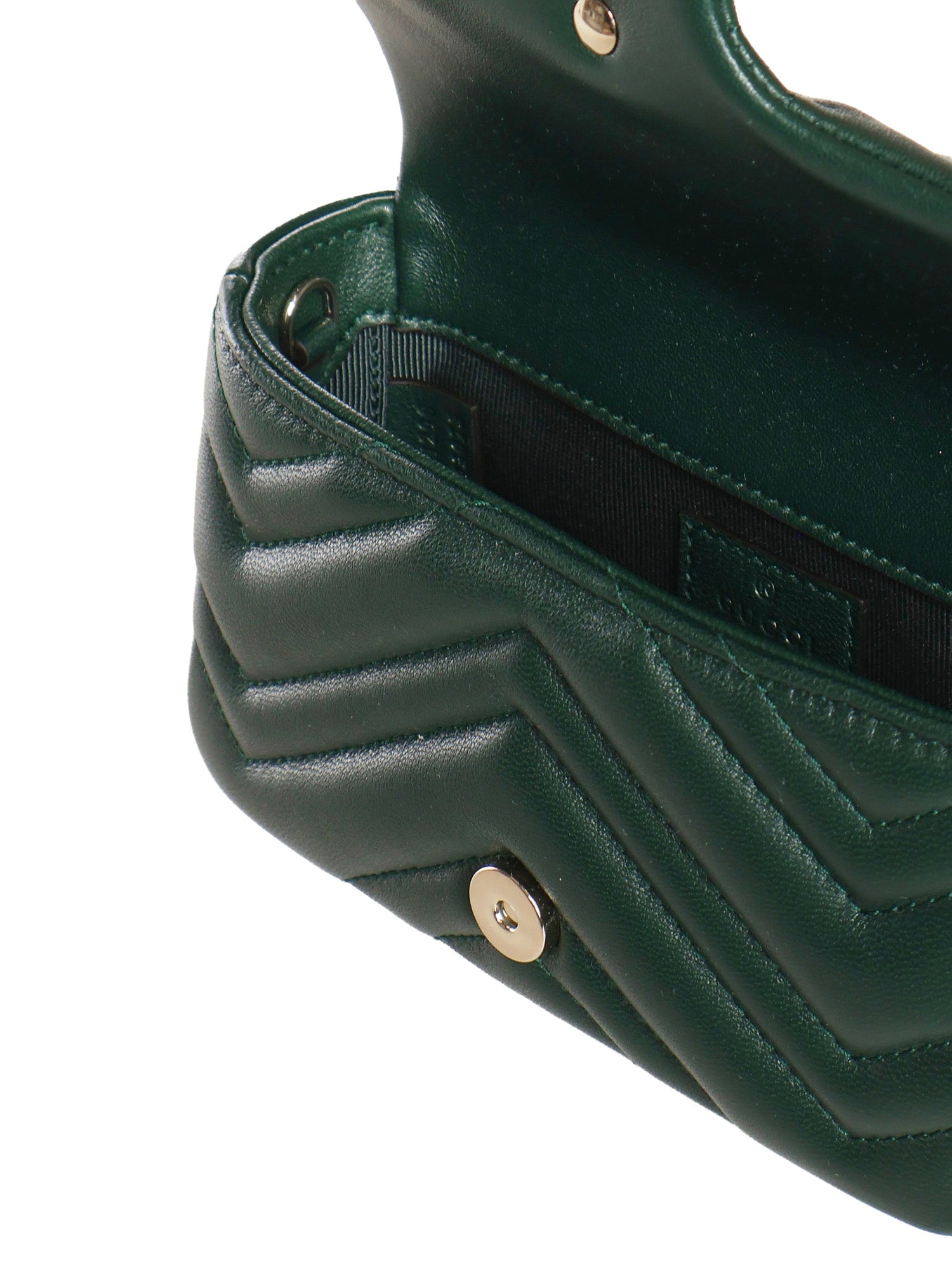 Borse MINI BAG W/SH.SUPERM CHARME LA 3020 U DARK GREEN BOTTLE 841290 AAFAX 3020 3020 GUCCI