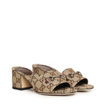 Sandali WSIAGA 55 SLD NEW CANVAS 2544 37 BROWN 854882 9SF10 2544 2544 GUCCI