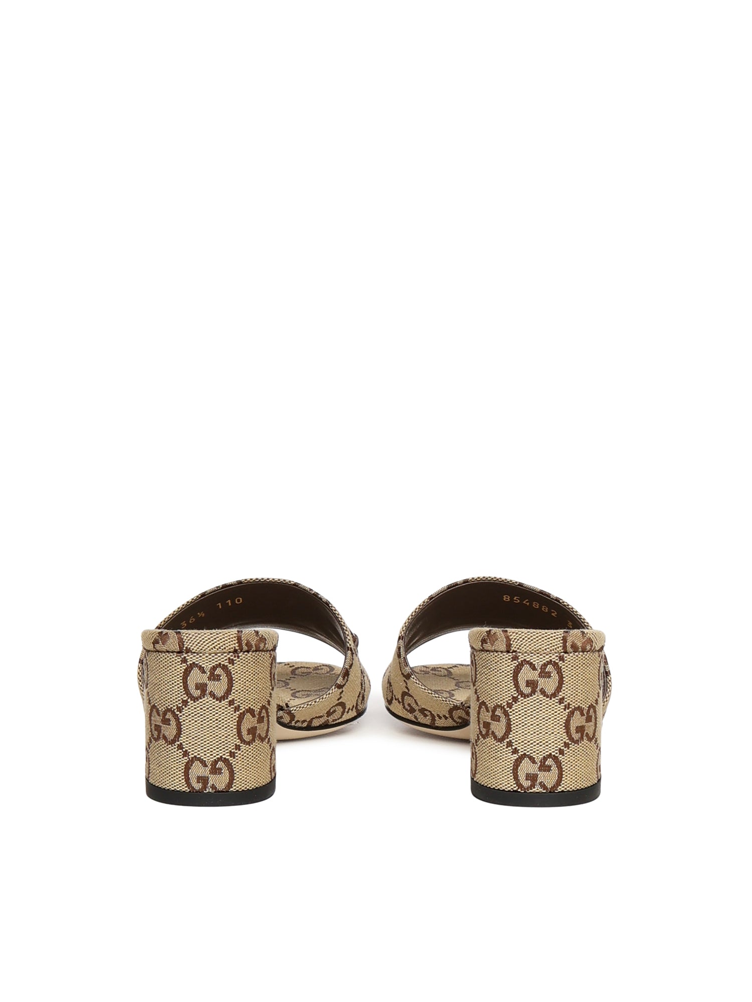 Sandali WSIAGA 55 SLD NEW CANVAS 2544 37 BROWN 854882 9SF10 2544 2544 GUCCI