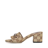 Sandali WSIAGA 55 SLD NEW CANVAS 2544 37 BROWN 854882 9SF10 2544 2544 GUCCI