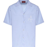 Camicie DISCO BOWLING SHIRT THIN STRIP 4061 48 MIDNIGHT BLUE 794907 ZAJWW 4061 4061 GUCCI