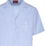 Camicie DISCO BOWLING SHIRT THIN STRIP 4061 48 MIDNIGHT BLUE 794907 ZAJWW 4061 4061 GUCCI