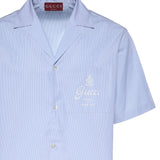 Camicie DISCO BOWLING SHIRT THIN STRIP 4061 48 MIDNIGHT BLUE 794907 ZAJWW 4061 4061 GUCCI