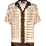 Camicie DISCO BOWLING SHIRT GOLDEN HOR 9549 48 SAND 794907 ZAUIZ 9549 9549 GUCCI