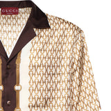 Camicie DISCO BOWLING SHIRT GOLDEN HOR 9549 48 SAND 794907 ZAUIZ 9549 9549 GUCCI