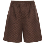 Shorts SHORT PANT LINEN BLEND GG CANV 2063 48 COFFEE 810782 ZAM7G 2063 2063 GUCCI