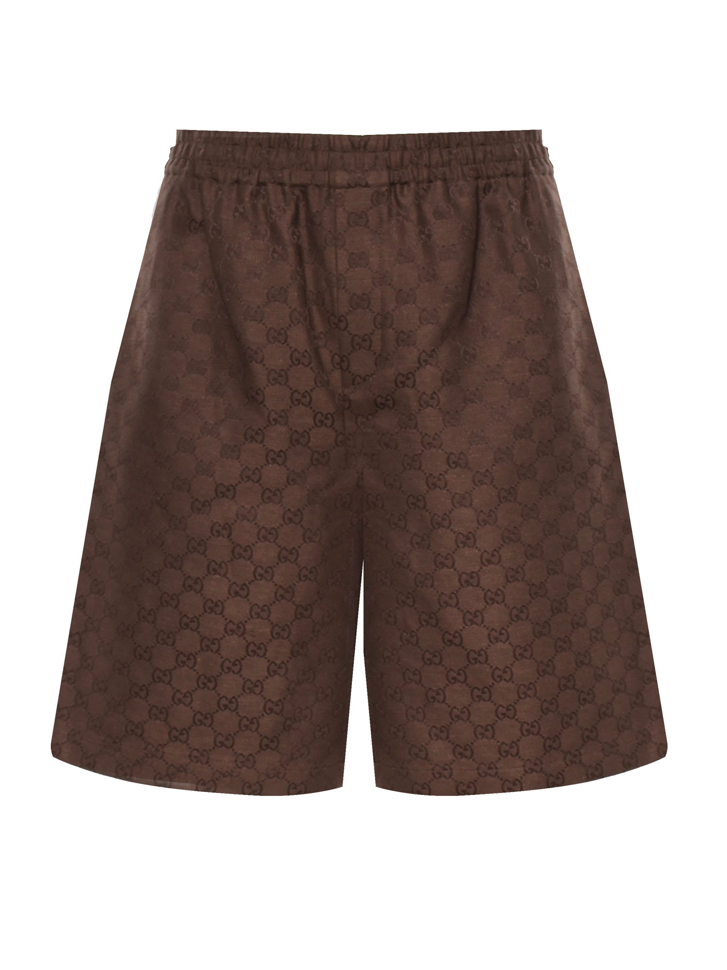 Shorts SHORT PANT LINEN BLEND GG CANV 2063 48 COFFEE 810782 ZAM7G 2063 2063 GUCCI