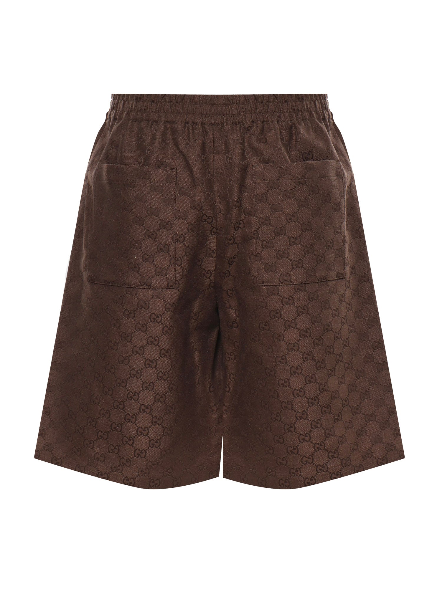 Shorts SHORT PANT LINEN BLEND GG CANV 2063 48 COFFEE 810782 ZAM7G 2063 2063 GUCCI