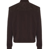 Camicie L/S SHIRT SOFT SUEDE W/KNIT PA 2130 50 DARK BROWN 847806 XNBB6 2130 2130 GUCCI