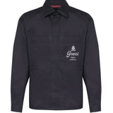 Camicie SHIRT COMPACT COTTON TWILL 4440 48 PETROLEUM BLUE 851711 ZAQH5 4440 4440 GUCCI