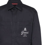Camicie SHIRT COMPACT COTTON TWILL 4440 48 PETROLEUM BLUE 851711 ZAQH5 4440 4440 GUCCI