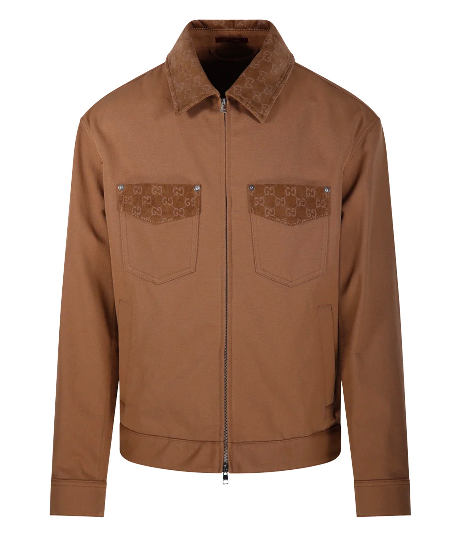 Giubbini  SPW JACKET HEAVY COTTON CANVAS 2630 48 TEAK 854304 ZAUJI 2630 2630 GUCCI