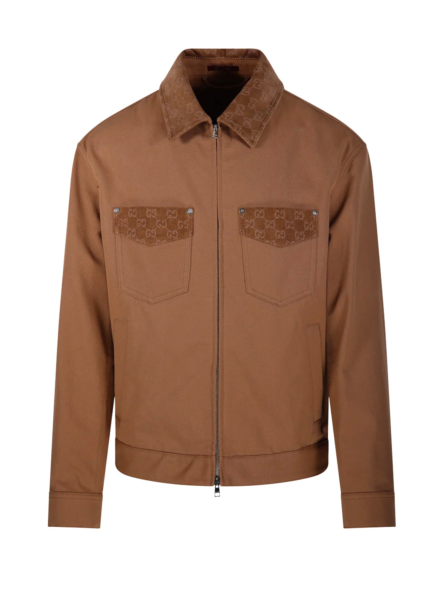 Giubbini  SPW JACKET HEAVY COTTON CANVAS 2630 48 TEAK 854304 ZAUJI 2630 2630 GUCCI