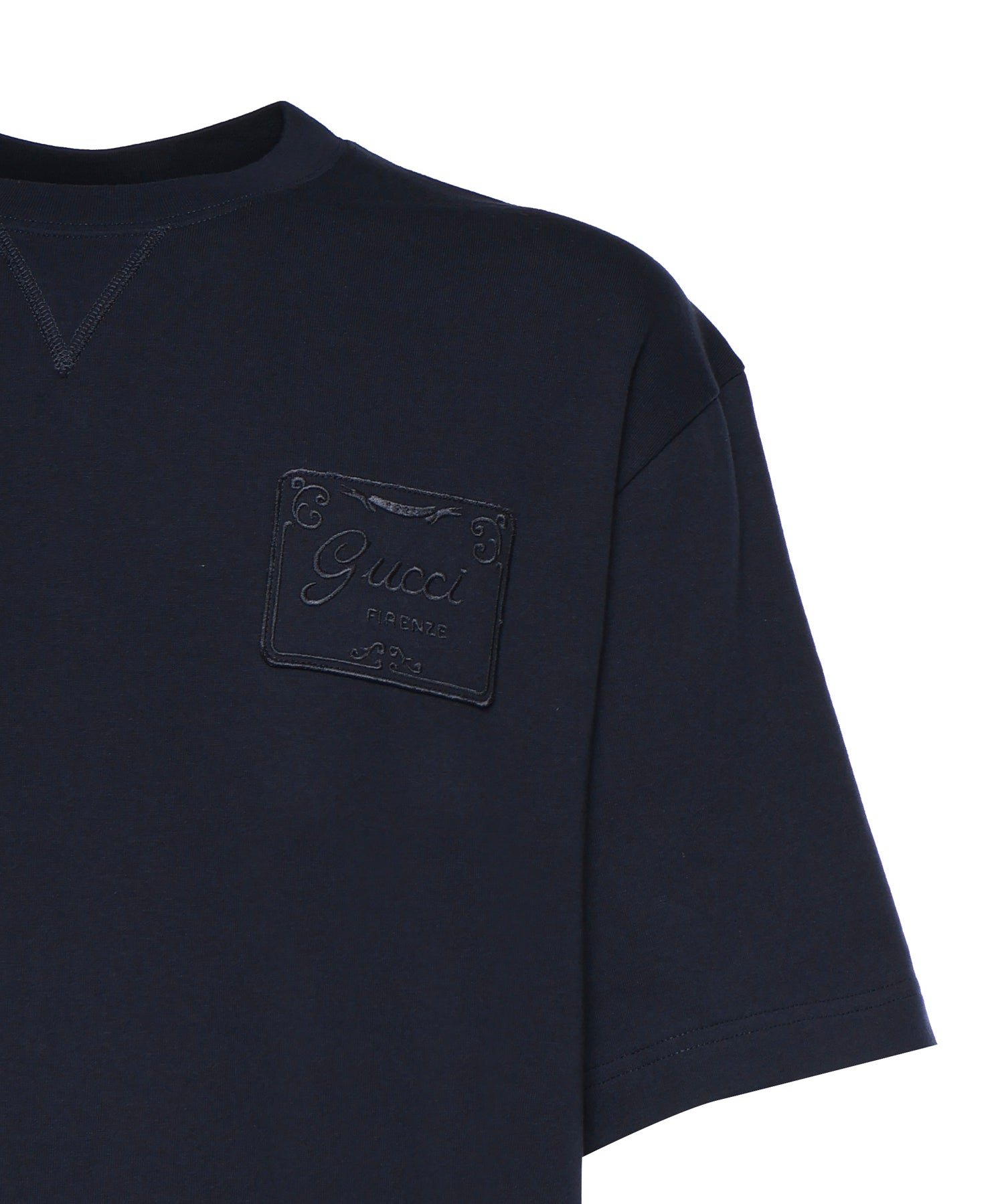 T-shirt S/S T-SHIRT HEAVY COTTON JERSE 4055 S MIDNIGHT BLUE 854505 XJHN7 4055 4055 GUCCI