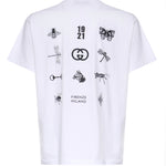 T-shirt S/S T-SHIRT REGULAR MEDIUM COT 9051 S WHITE 855021 XJHQK 9051 9051 GUCCI