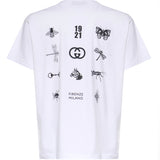T-shirt S/S T-SHIRT REGULAR MEDIUM COT 9051 S WHITE 855021 XJHQK 9051 9051 GUCCI
