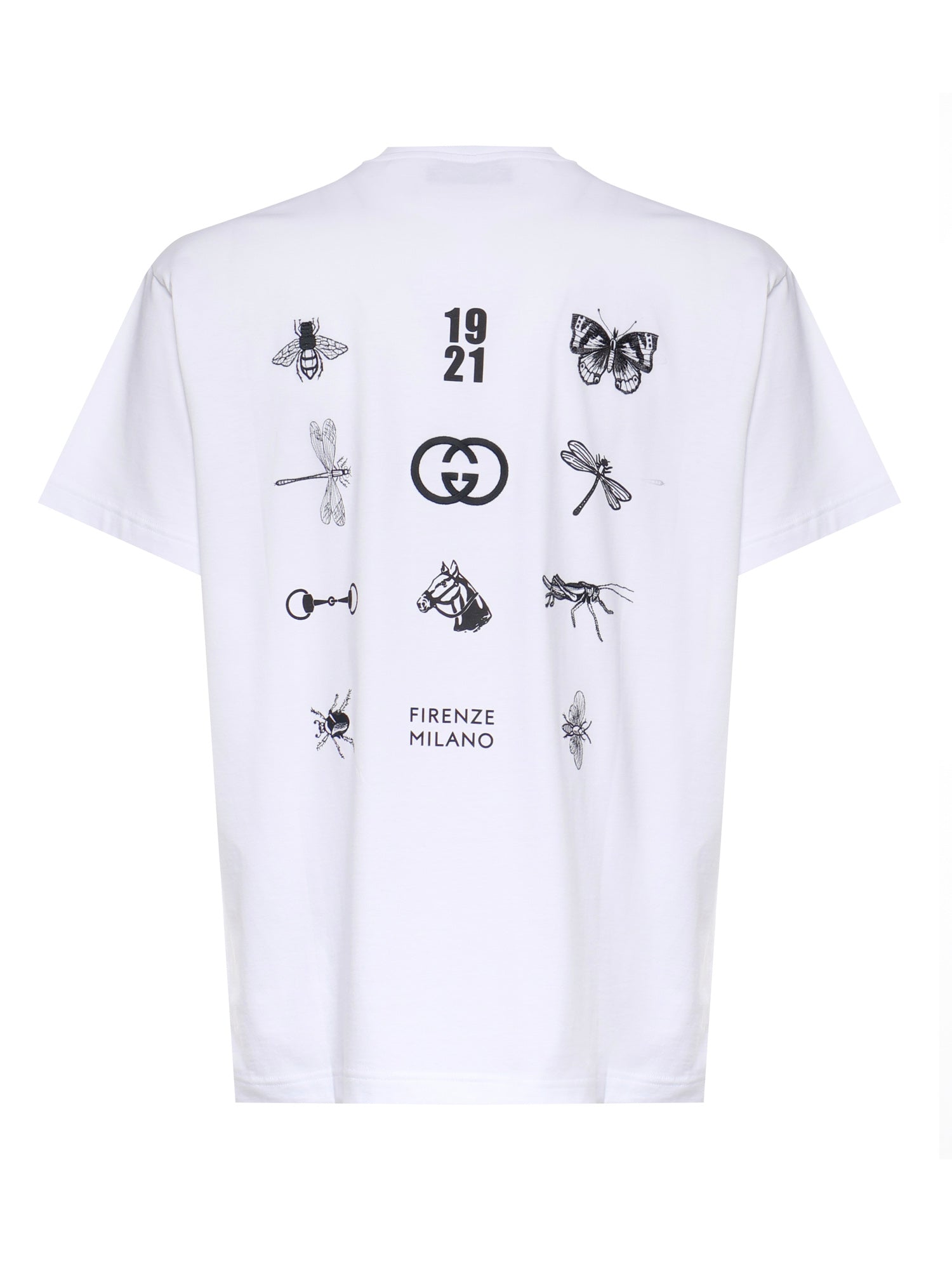 T-shirt S/S T-SHIRT REGULAR MEDIUM COT 9051 S WHITE 855021 XJHQK 9051 9051 GUCCI