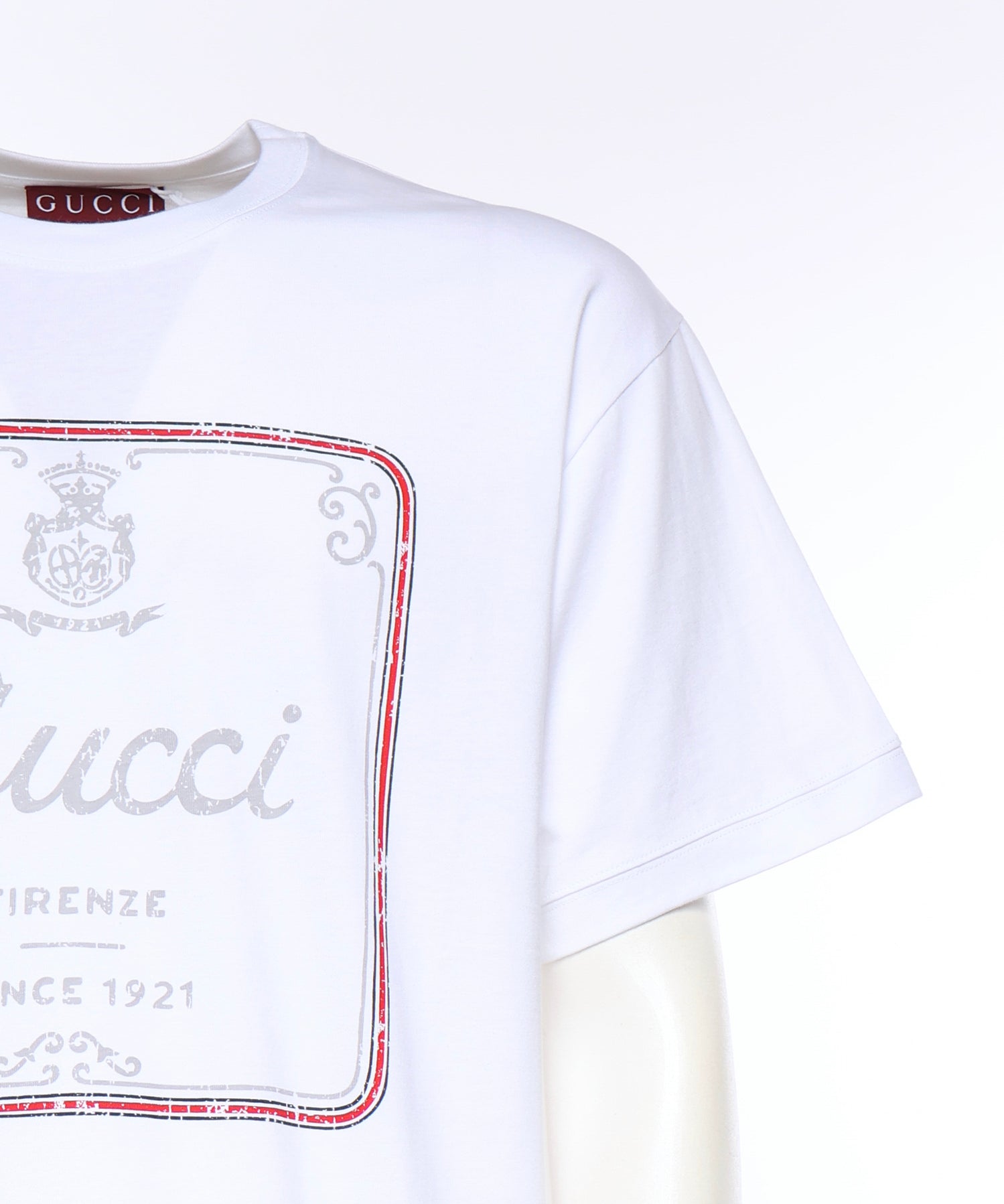 T-shirt S/S T-SHIRT REGULAR MEDIUM COT 9066 S WHITE 855027 XJHSC 9066 9066 GUCCI
