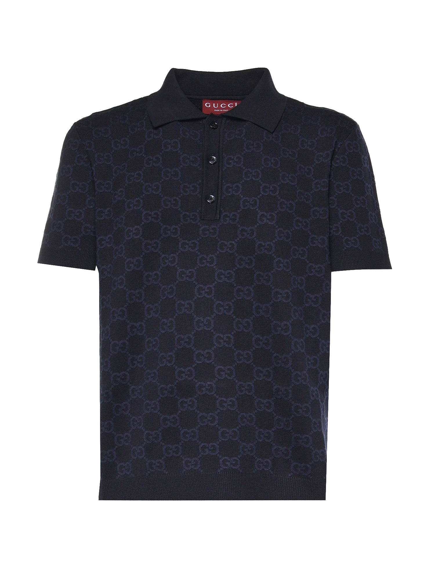 Polo S/S POLO COTTON SILK 4588 M PERIWINKLE 855058 XKFEN 4588 4588 GUCCI