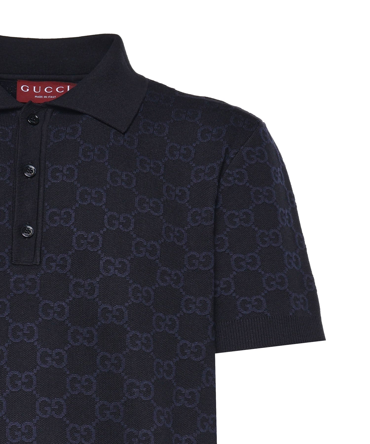 Polo S/S POLO COTTON SILK 4588 M PERIWINKLE 855058 XKFEN 4588 4588 GUCCI