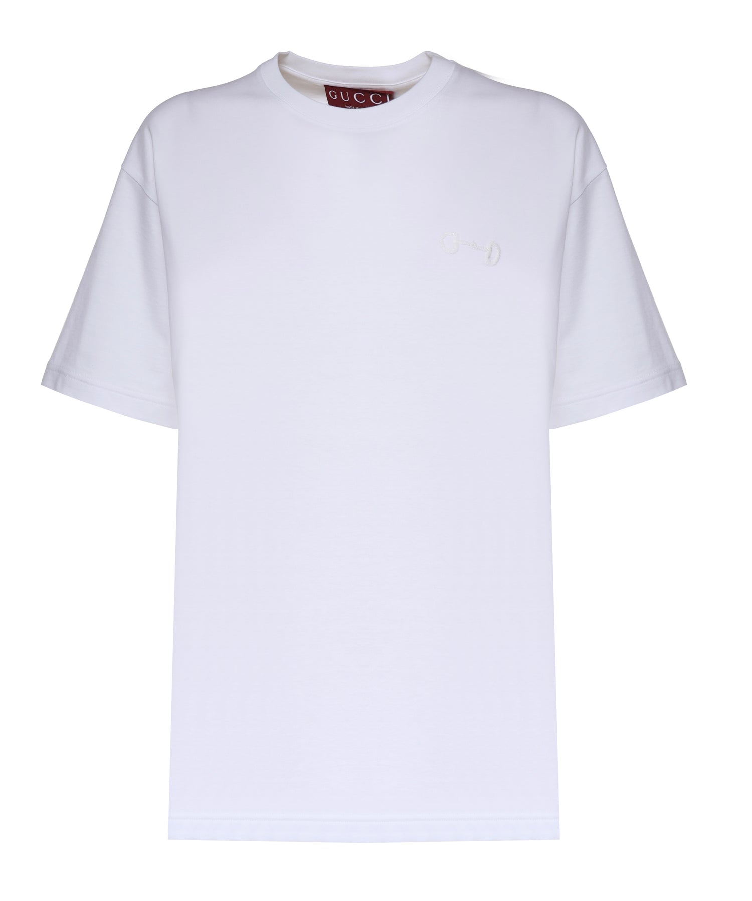 T-shirt REG T-S CTN JERSEY W/HORSEBIT 9051 XS WHITE 837959 XJHMR 9051 9051 GUCCI