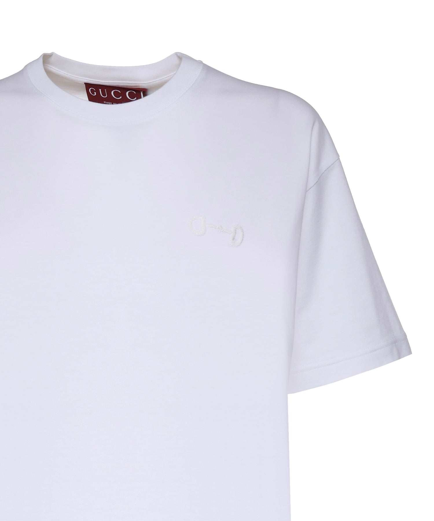 T-shirt REG T-S CTN JERSEY W/HORSEBIT 9051 XS WHITE 837959 XJHMR 9051 9051 GUCCI