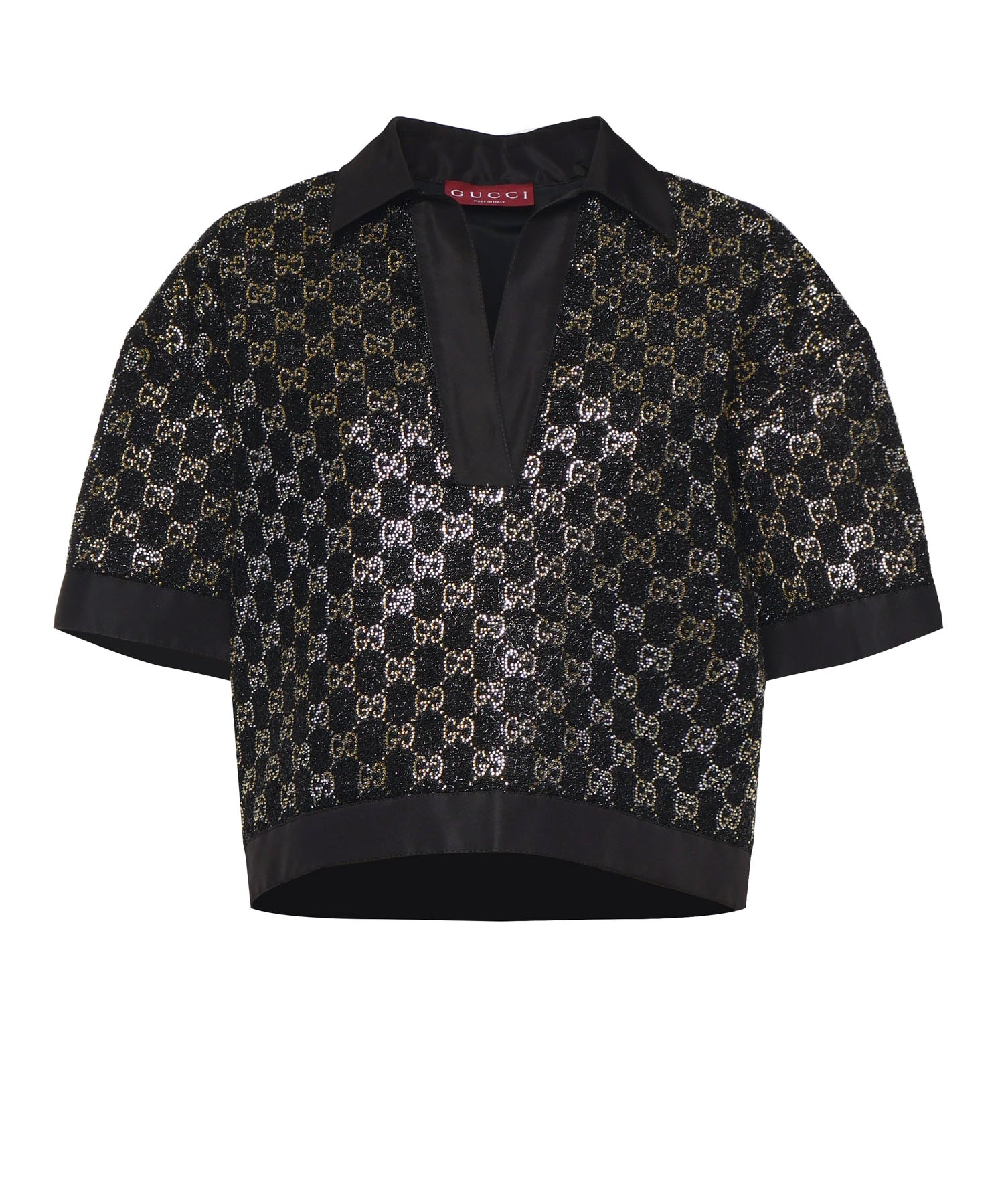 Giubbini  TOP LAME TWD ALLOVER EMB GG_28 1000 38 BLACK 846682 ZARWY 1000 1000 GUCCI