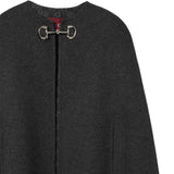 Giubbini  CAPE GG DOUBLE W/HORSEBIT 1179 38 ANTHRACITE 852796 ZAQW0 1179 1179 GUCCI