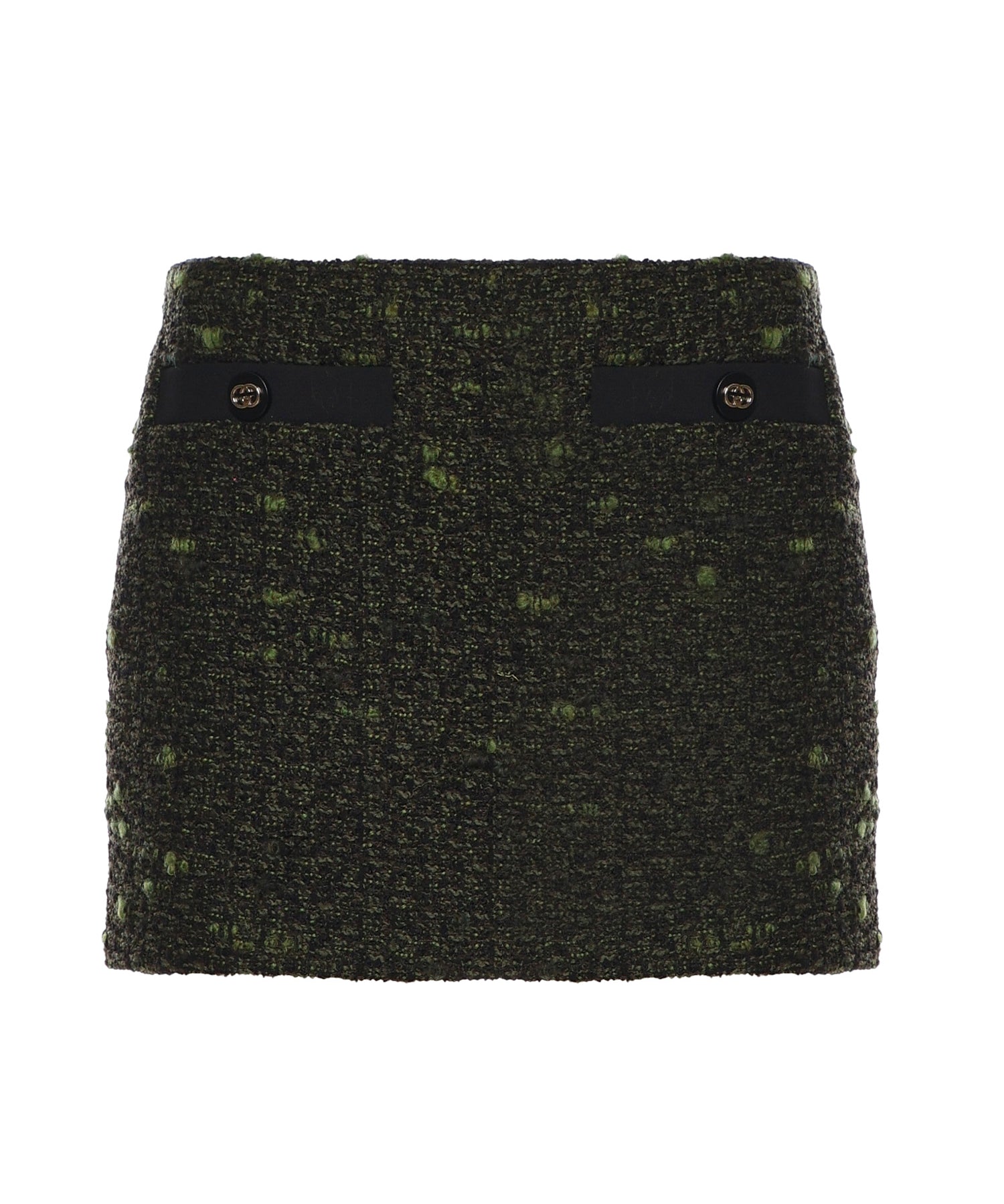 Gonne SKRT WOOL BOUCLE_33 3005 40 DARK GREEN BOTTLE 853017 ZAUCL 3005 3005 GUCCI