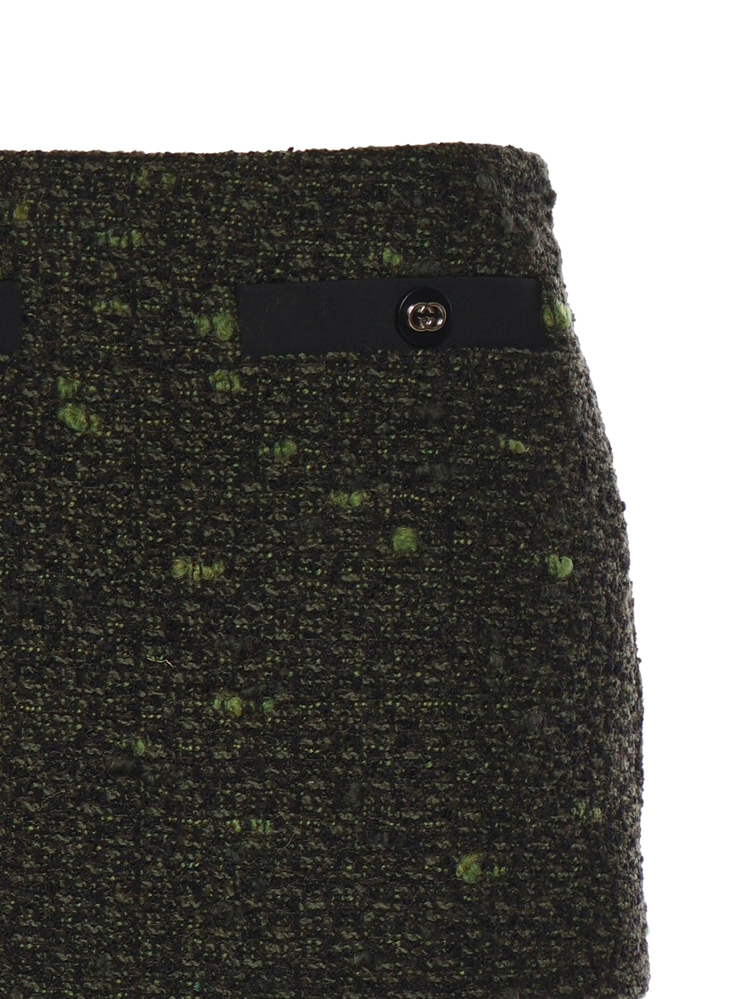 Gonne SKRT WOOL BOUCLE_33 3005 40 DARK GREEN BOTTLE 853017 ZAUCL 3005 3005 GUCCI