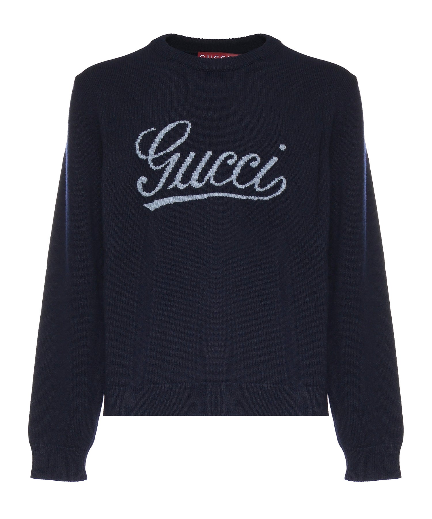 Maglieria L/S CW/NK WOOL 4071 L MIDNIGHT BLUE 795347 XKD74 4071 4071 GUCCI