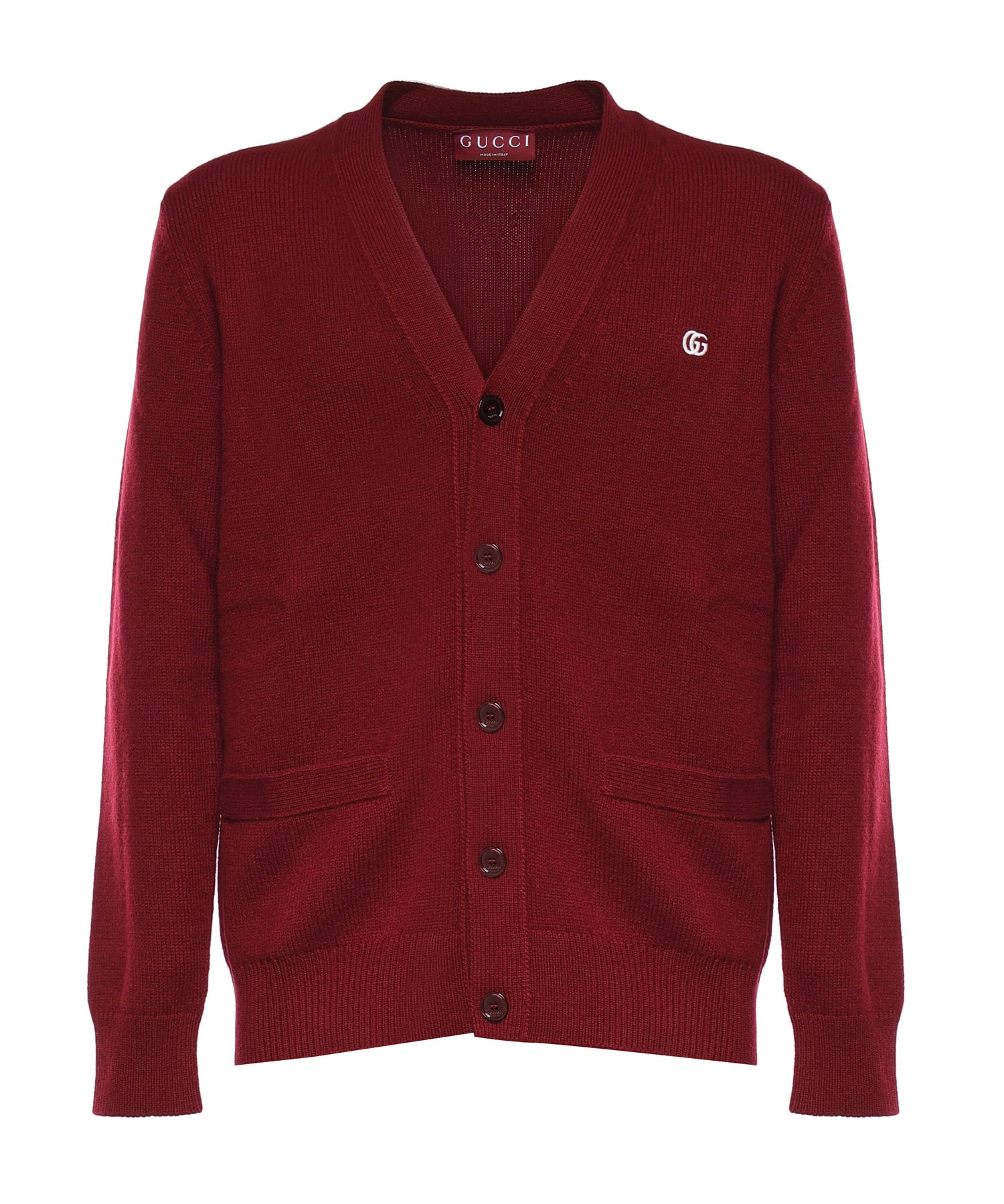 Maglieria L/S CARDIGAN WOOL/CASHMERE 6013 L AMARANTH 815009 XKFAU 6013 6013 GUCCI