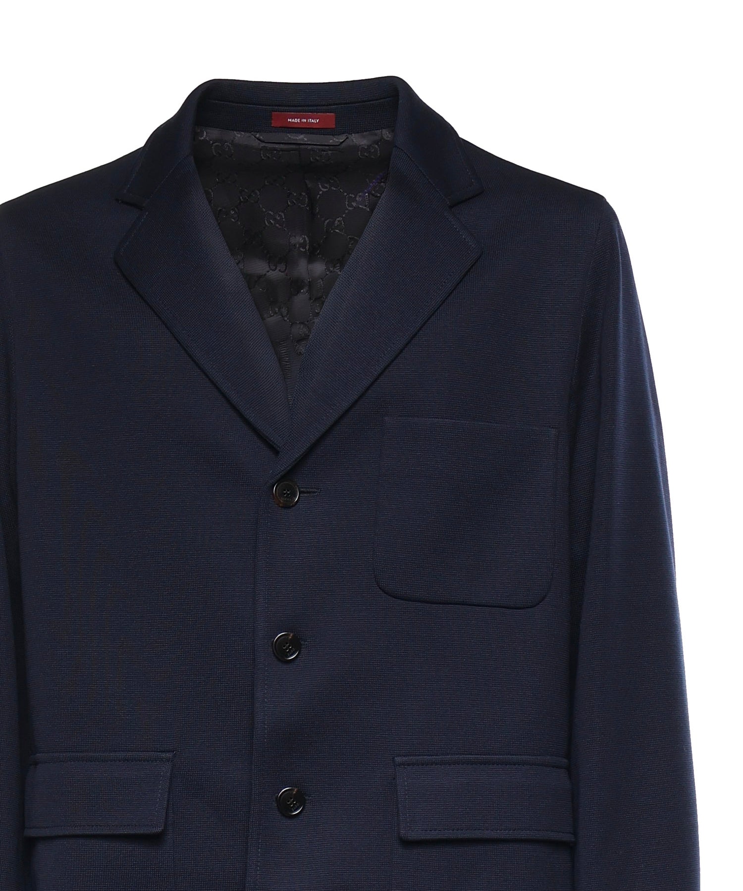 Giubbini  FO  JACKET COTTON JERSEY STITC 4240 46 SAPPHIRE 846713 ZAM6R 4240 4240 GUCCI