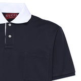 Polo S/S POLO COTTON PIQUET 4002 M MIDNIGHT BLUE 854632 XJHOG 4002 4002 GUCCI
