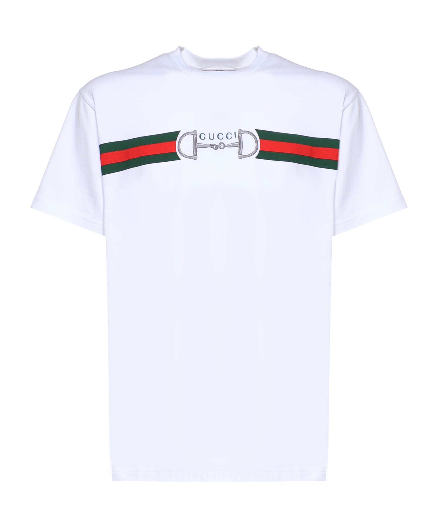 T-shirt S/S T-SHIRT REGULAR MEDIUM COT 9051 S WHITE 855021 XJHOJ 9051 9051 GUCCI