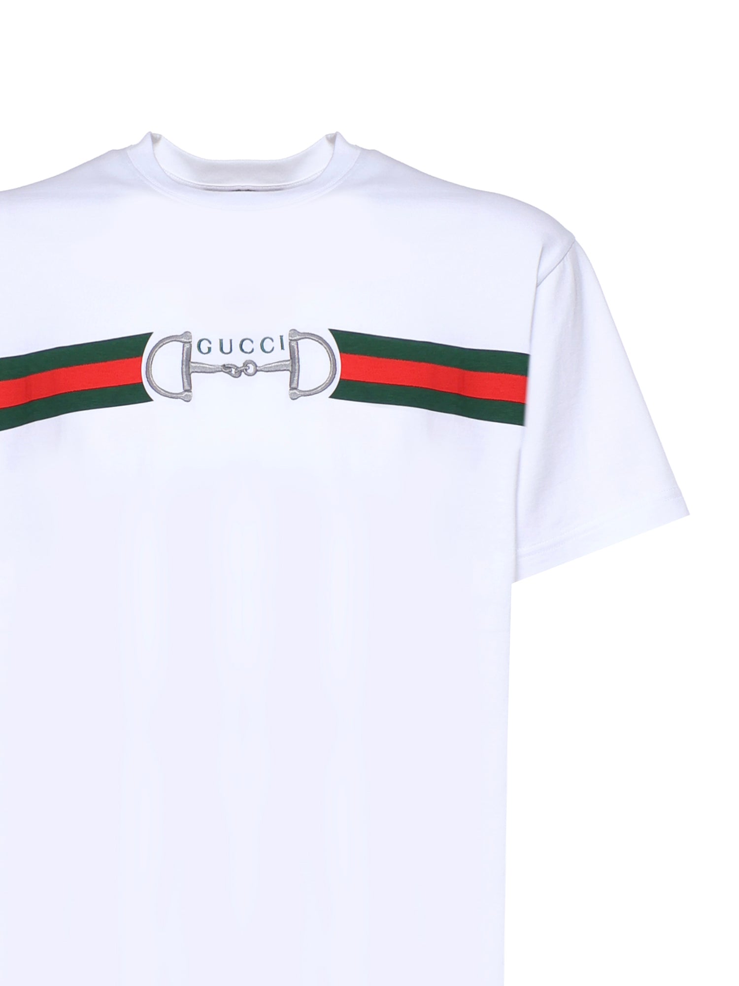 T-shirt S/S T-SHIRT REGULAR MEDIUM COT 9051 S WHITE 855021 XJHOJ 9051 9051 GUCCI