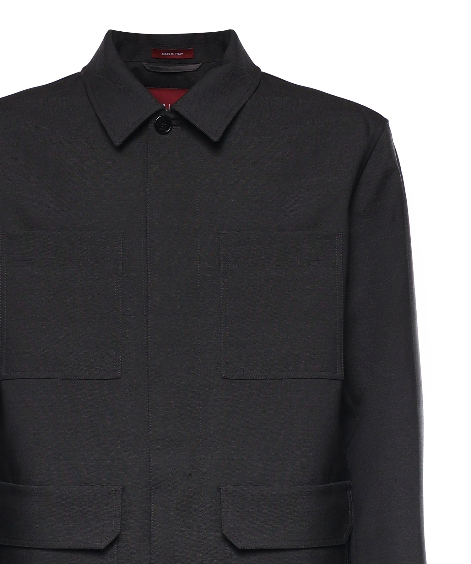 Giubbini  SPW JACKET WOOL PLACED SELVEDG 1076 50 BLACK 853006 ZAS68 1076 1076 GUCCI