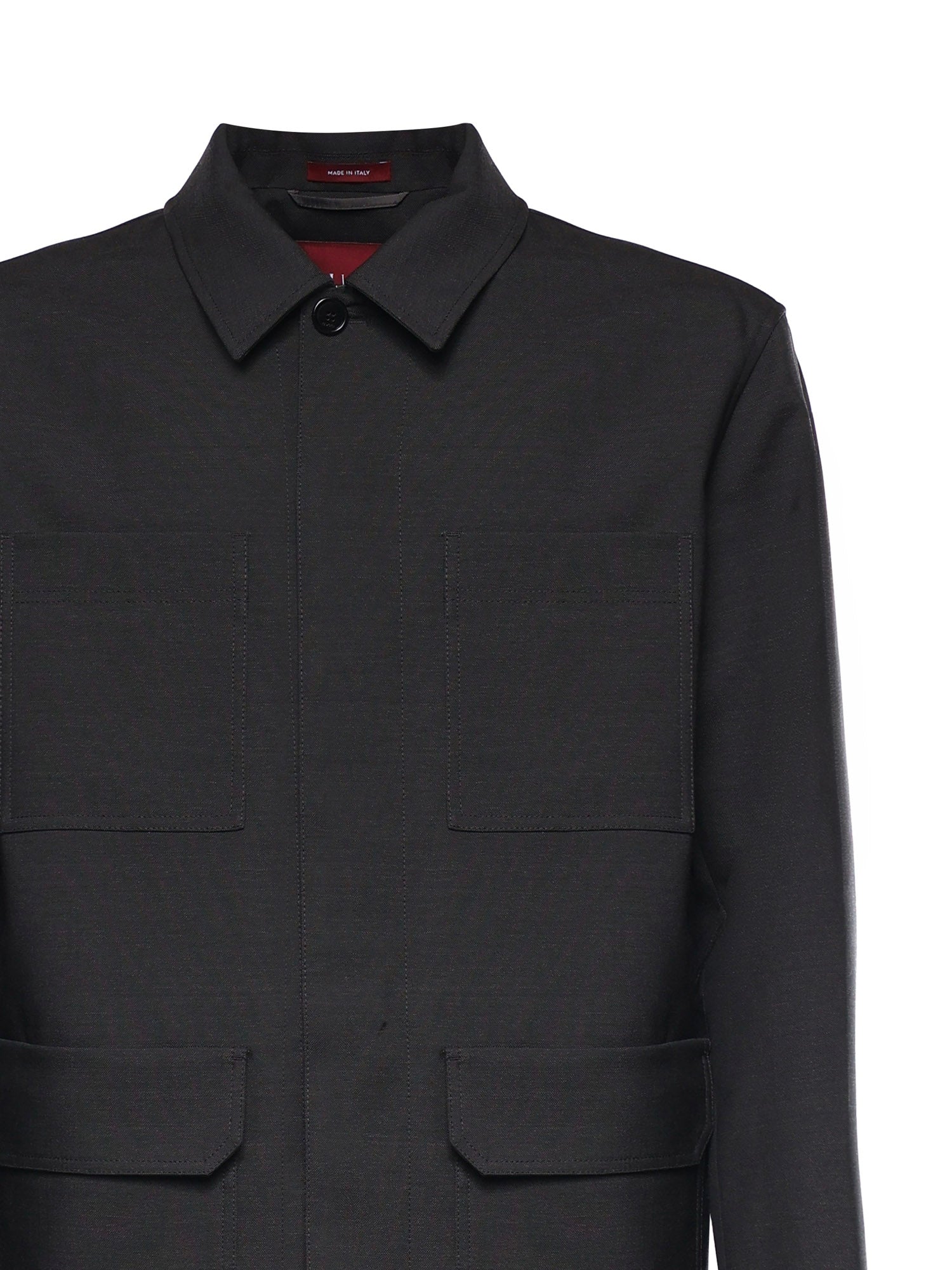 Giubbini  SPW JACKET WOOL PLACED SELVEDG 1076 50 BLACK 853006 ZAS68 1076 1076 GUCCI