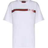 T-shirt REG T-S SOFT CTN JERSEY W/WEB 9081 XS WHITE 837959 XJHM5 9081 9081 GUCCI