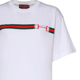 T-shirt REG T-S SOFT CTN JERSEY W/WEB 9081 XS WHITE 837959 XJHM5 9081 9081 GUCCI