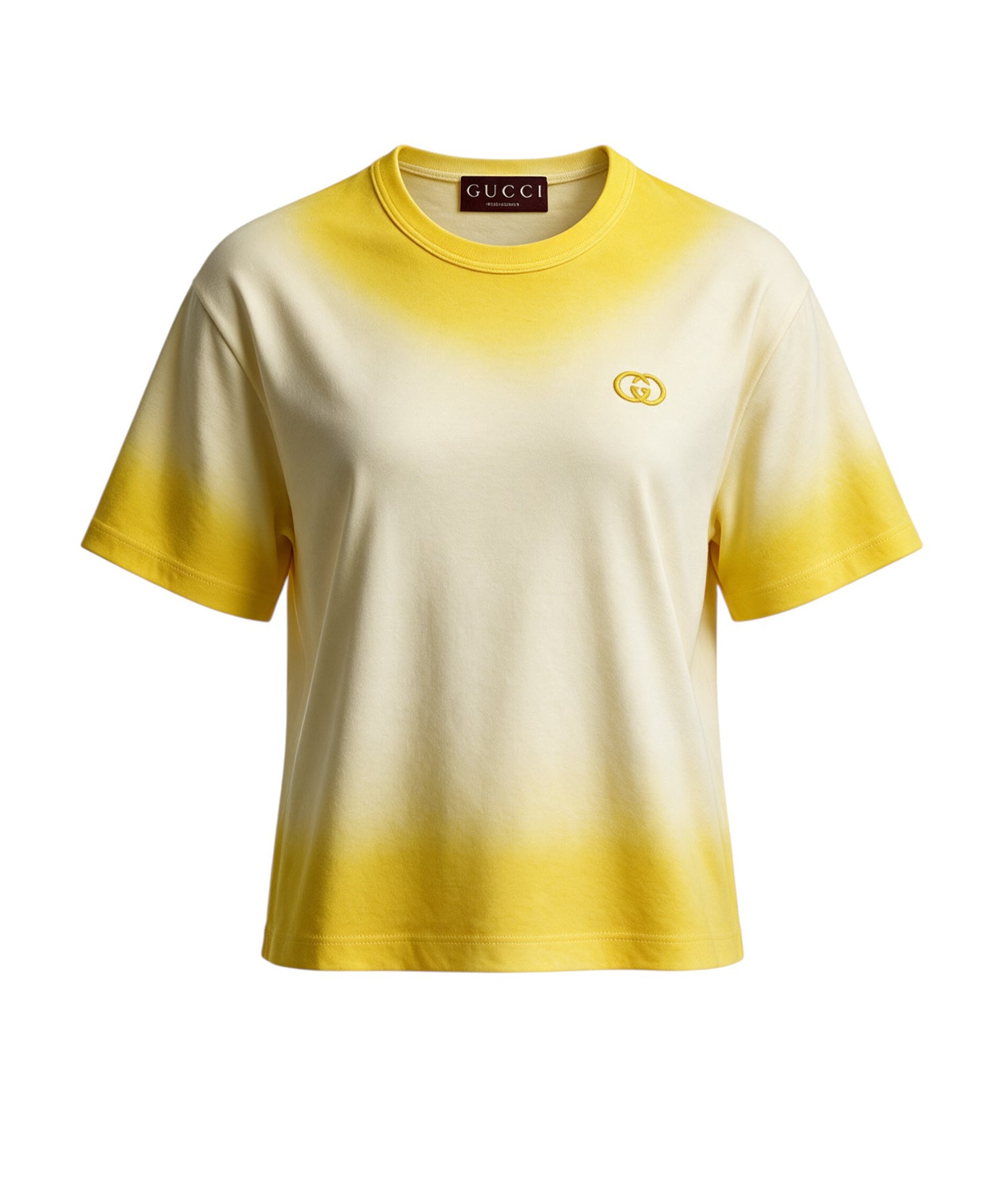 T-shirt CROP T-S LIGHT CTN JRS W/GG 7013 XS GOLD 838009 XJHQ7 7013 7013 GUCCI