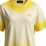 T-shirt CROP T-S LIGHT CTN JRS W/GG 7013 XS GOLD 838009 XJHQ7 7013 7013 GUCCI