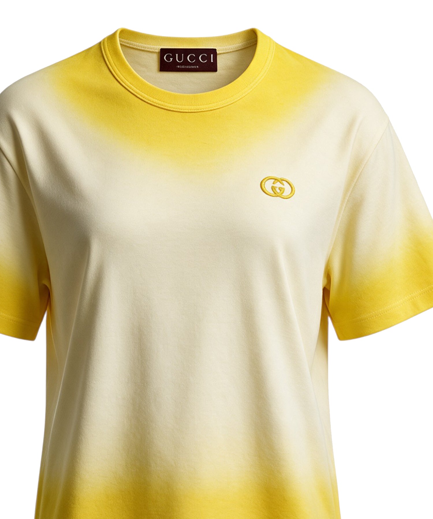 T-shirt CROP T-S LIGHT CTN JRS W/GG 7013 XS GOLD 838009 XJHQ7 7013 7013 GUCCI